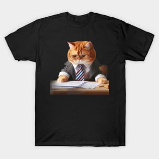 The Cute Cat Boss Collection: Paws-itively Hilarious Tales T-Shirt